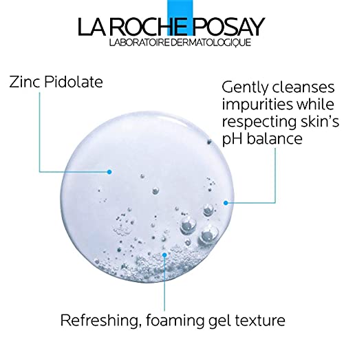 La Roche-Posay Foaming Gel Cleanser – Oily & Acne-Prone Skin (Gentle Daily Face Wash, 200ml)
