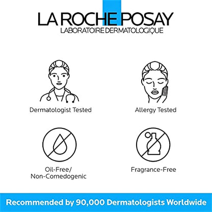 La Roche-Posay Foaming Gel Cleanser – Oily & Acne-Prone Skin (Gentle Daily Face Wash, 200ml)